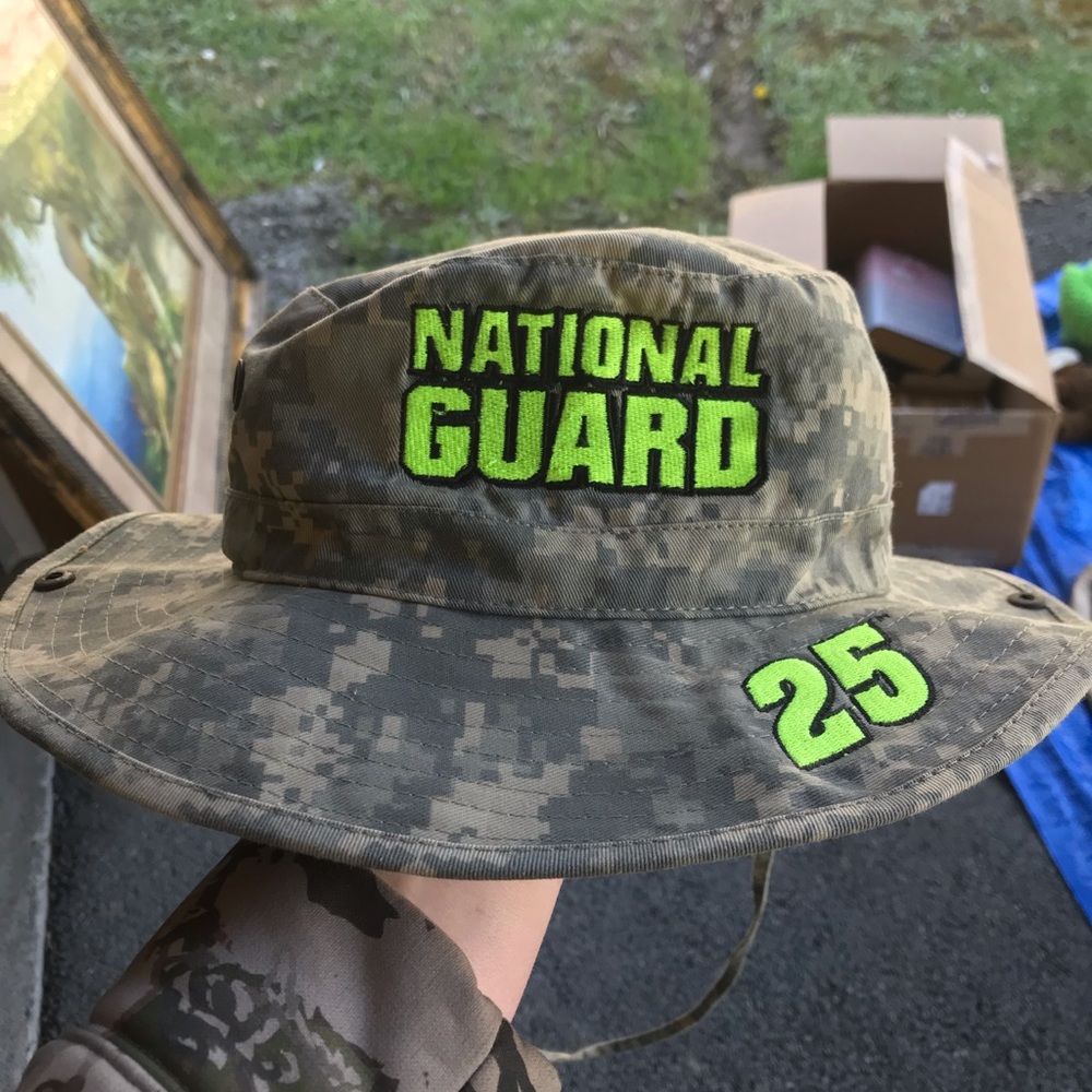 National Guard bucket hat.